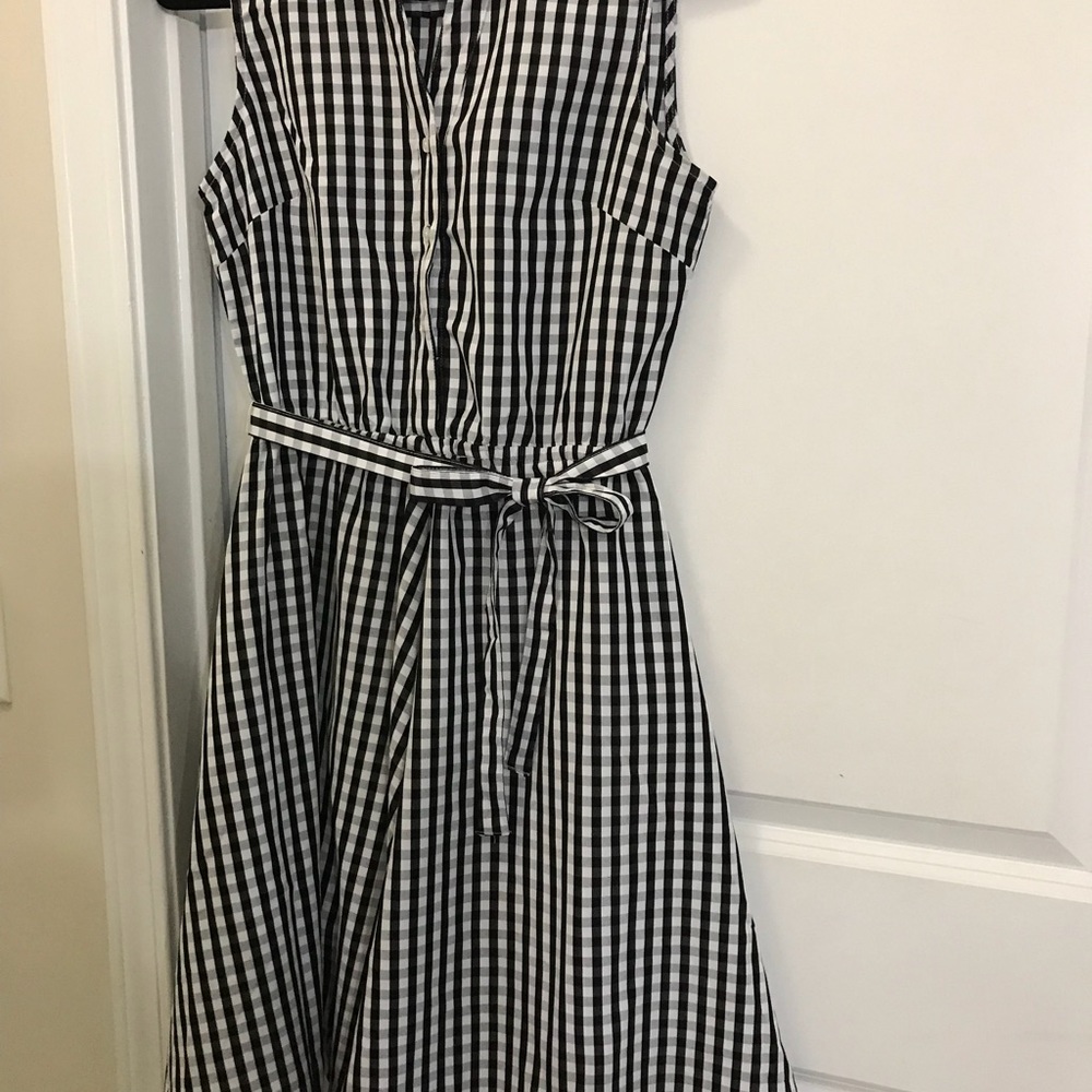 Plaid Fit and Flare Shirt Dress